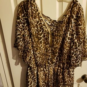 Leopard Romper